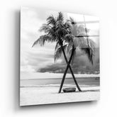 Palm Trees Glass Wall Art.